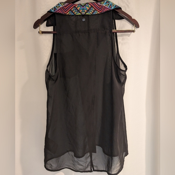 Guess multicolor sheer blouse - Picture 6 of 10